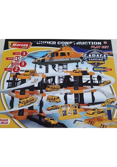 Hereos Toys Üç Katlı Çift Blok İnşaat Ern-2029