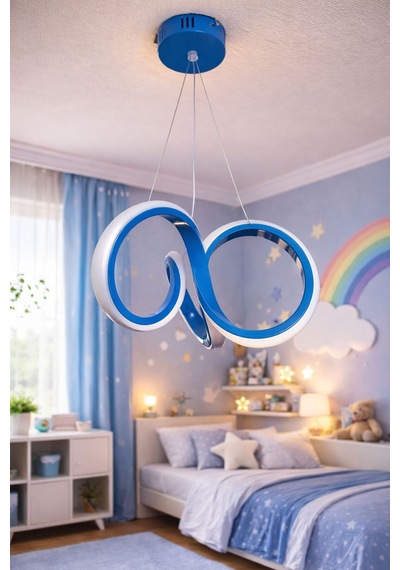 Ömür Avize Taly Mini Ledli Çocuk Odası Avizesi Beyaz