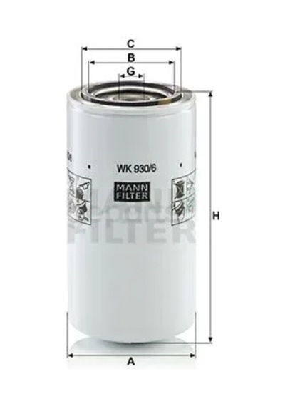 Yakit Filtresi Agco, Case Ih, Cummıns, Doosan, Hyster, Ingersoll - Rand, Jcb, Komatsu, Sennebogen Vıdalı Filtre