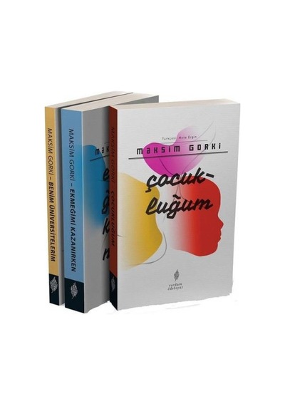 Gorki Otobiyografik Üçleme Seti-3 Kitap Takım - Maksim Gorki - Yordam Edebiyat