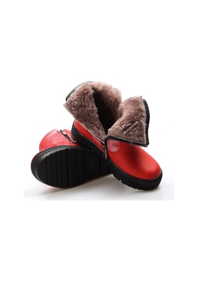 Fast Step Hakiki Deri Kürklü Unisex Çocuk Klasik Bot 769kxa125 001