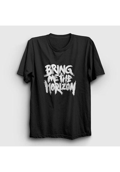 Presmono Unisex Bring Me The Horizon T-shirt Siyah
