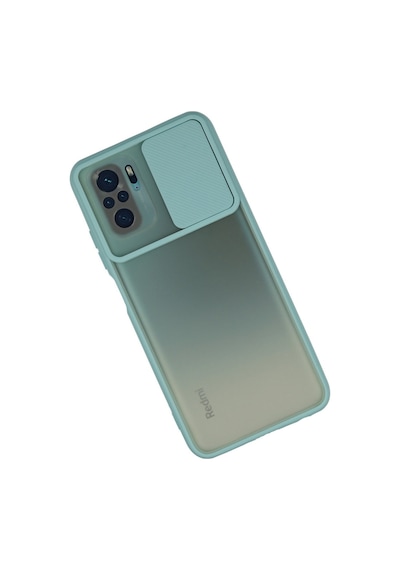 Redmi Note 10 Kılıf Palm Buzlu Kamera Sürgülü Silikon - Turkuaz Bzsxx00 1