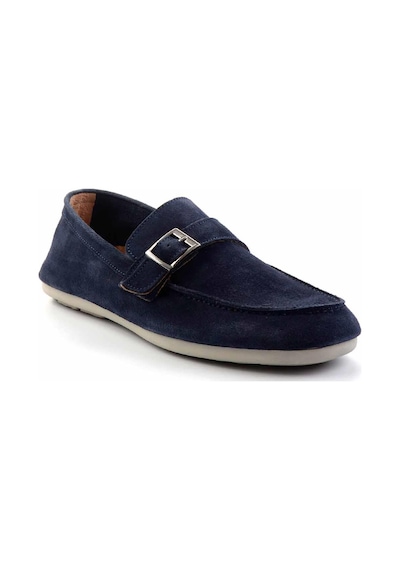 Bambi Lacivert Leather Erkek Loafer Ayakkabı E01304406502 Lacivert