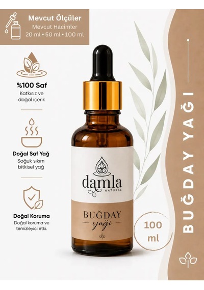 Biodamla Natural Buğday Yağı 100 Ml