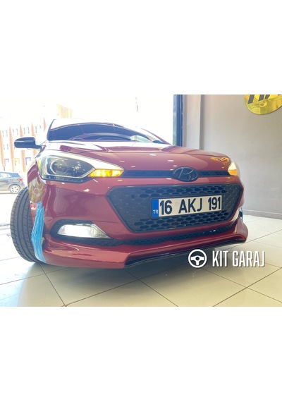 Kit Garaj Hyundai I20 Custom Ön Ek Plastik 2014-2018 Boyasız