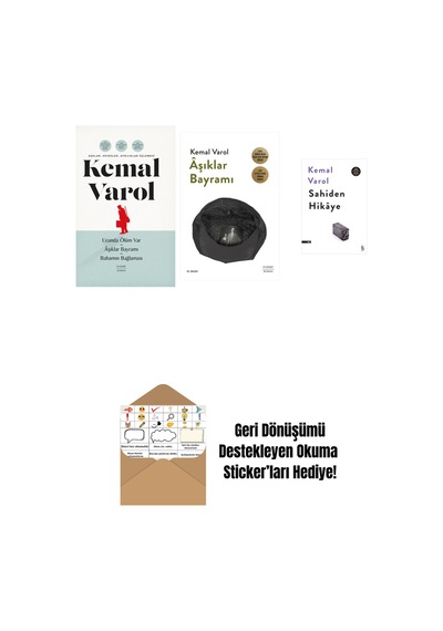 Aşklar, Hevesler, Ayrılıklar Üçlemesi Ciltli + Âşıklar Bayramı + Sahiden Hikâye + Okuma Sticker'ları