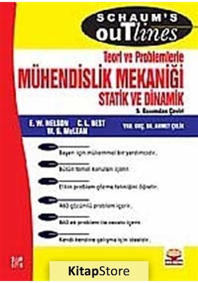 Mühendislik Mekaniği Statik ve Dinamik teori ve Problemlerle - Nobel Akademik Yayıncılık