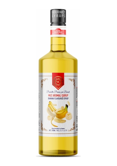 Nish Elma Limon Muz Aromalı Şurup 3 X 700 Ml - Pet Şişe