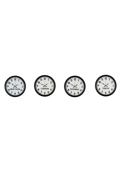 Blackline 4 Lü 36 Cm Dünya Saati Seti Diğer