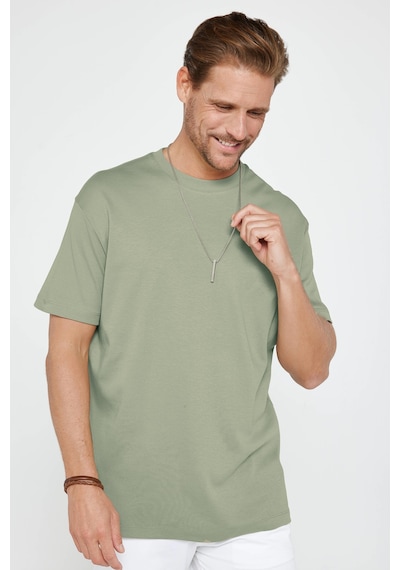 Tudors Unisex Relax Fit Rahat Kesim %100 Pamuk Yumuşak Dokulu Hafif Kalın Yeşil Bisiklet Yaka Tişört-34943 Yeşil Tudors Unisex Relax Fit Rahat Kesim %100 Pamuk Yumuşak Dokulu Hafif Kalın Yeşil Bisiklet Yaka Tişört-34943 Yeşil