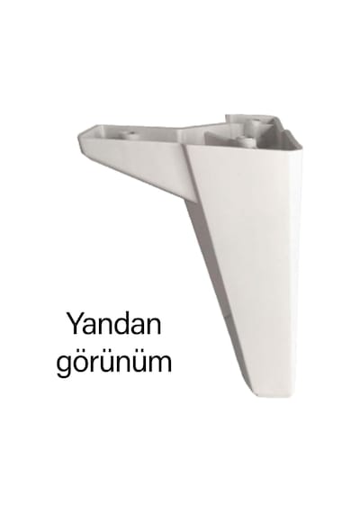 Serdivan 15 Cm Beyaz Lüx Mobilya Kanepe Sehpa Ünite Koltuk Ayağı Baza Ayak