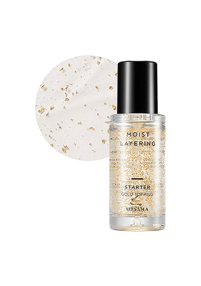 Missha Moist Layering Starter Altın İçeren Nem ve Parlaklık Veren Makyaj Bazı 30 ML - Gold Topping