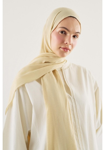 Defacto Fresh Scarfs X Defacto Premium Sütlü Kahve Keten Şal I1758ax26smbg398 Bej-bg398