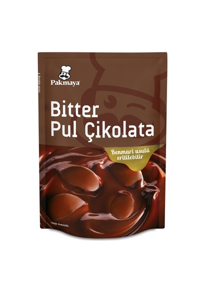 Pakmaya Bitter Pul Çikolata 100 G - 6 Adet Tarı