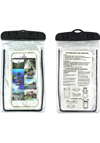 Sea Horse Su Geçirmez Telefon Kılıfı Kilitli Siyah
