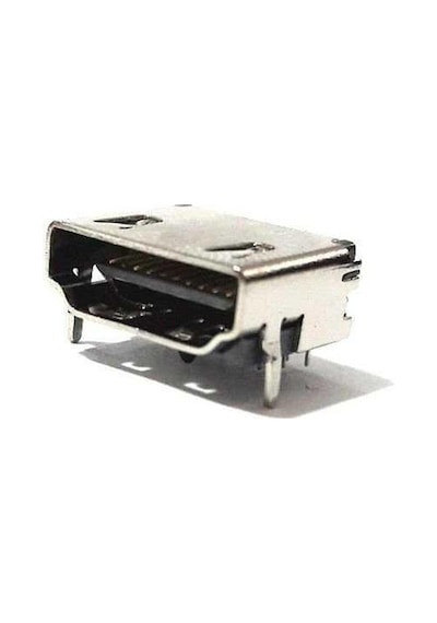 Hdmi Dişi Lehim Tipi Soket 90 Derece Dişi 19 Pin Dik Hdmi Dişi Soket