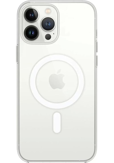 Apple İphone 15 Pro Max Kılıf Magneticsafe Şeffaf Silikon - Şeffaf