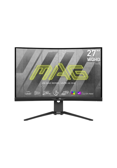 Msı Mag 275cqrxf 27" 1 Ms 2k Curved 240 Hz Oyuncu Monitörü Teşhir
