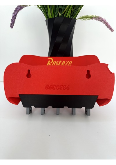 3d Baskı Anahtarlık Askısı Şimşek Model Kırmızı