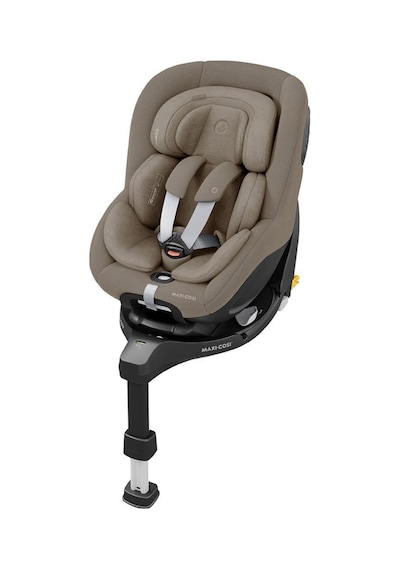 Maxi-Cosi Mica 360 Pro I-Size Dünyanın Ilk Kızaklı, Araç Dışına Çıkabilen Adac'lı Isofix'li 360 Dönebilir Yatabilir 0-18 kg Bebek Oto Koltuğu Authentic Truffle