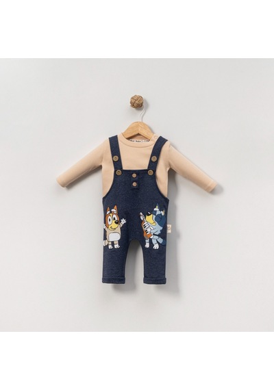Çakar Bebe 3-12 Aylık Bluekey Erkek Slopet Tulum-7020160 - Lacivert Lacivert