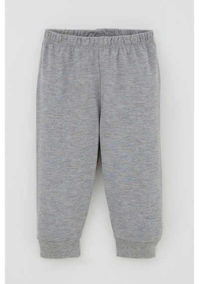 Breeze Erkek Bebek Pijama Takımı Omuzdan Patlı Sevimli Kutup Ayıcığı Desenli 4 Ay-1 Yaş, Beyaz