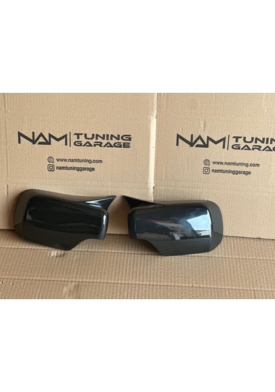 Bmw E46 Yarasa Batman Ayna Kapağı Plastik Parlak Siyah 1998-2005