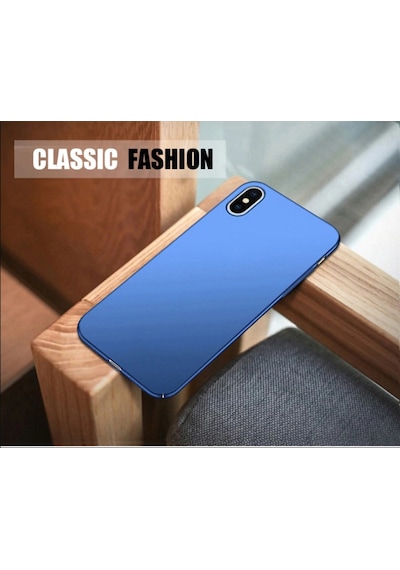 Apple Uyumlu iPhone 8 Plus Ince Mat Kaliteli Kilif 275179558 - Kampanya-Renk / Cam Ekran Koruyucu (+15 Tl)-Lacivert