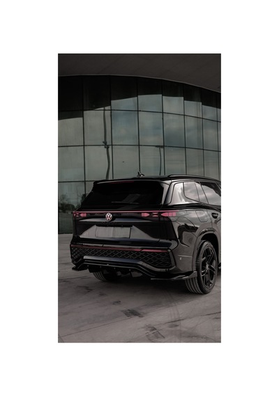 Volkswagen Tayron 2025+ R-line Piano Black Bagaj Spoilerı Parlak Siyah Premium Tasarım