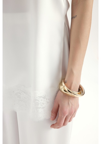 Mai Collection Mai Studios Co. Maris Dantel Detay Beyaz Saten Pantolon Takım Beyaz Mai Collection Mai Studios Co. Maris Dantel Detay Beyaz Saten Pantolon Takım Beyaz