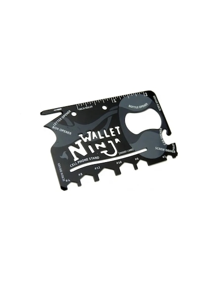Ninja Wallet Survival Acil Durum Kiti / Kartı - 18 İn 1 Diğer