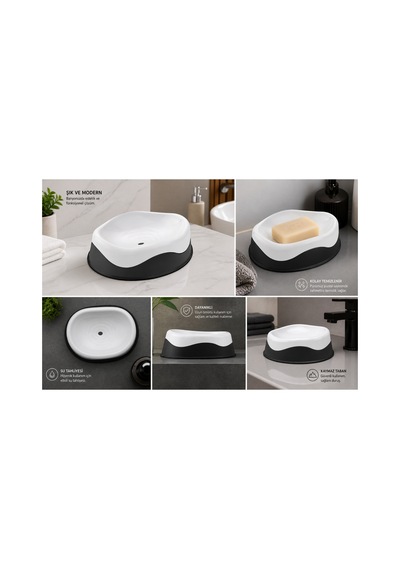Emilahome Crystal Sabunluk Siyah - 873335426 Siyah