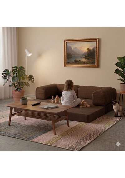 Herev 300x200 Süngerli Köşe Koltuk Takımı Fitilli Kadife Kumaşlı Yatak olabilir Şark Köşe Kahve Herev 300x200 Süngerli Köşe Koltuk Takımı Fitilli Kadife Kumaşlı Yatak olabilir Şark Köşe Kahve