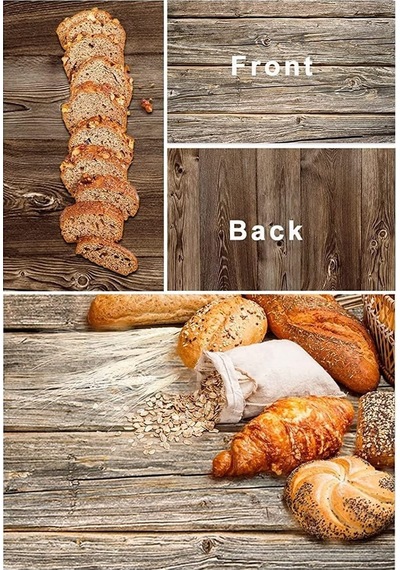 Ürün , Yemek , Reklam Vb. Çekimleri İçin 57x87cm Çift Taraflı Backdrop Fotograf Zemini Fonu No.57