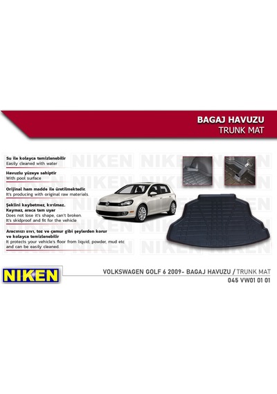 VW GOLF 6 2009- BAGAJ HAVUZU
