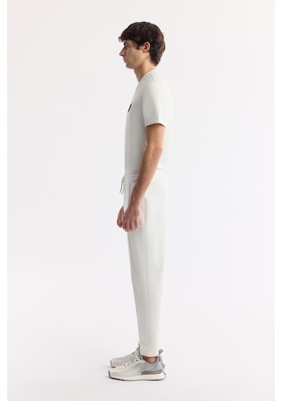 Avva Erkek Ekru Beli Lastikli Bağcıklı Bi-stretch Regular Fit Eşofman Altı A51y3400