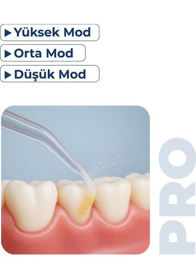 Aquadent Pro Şarjlı Ağız Duşu 4 Başlıklı Diş Arası Temizleme Cihazı
