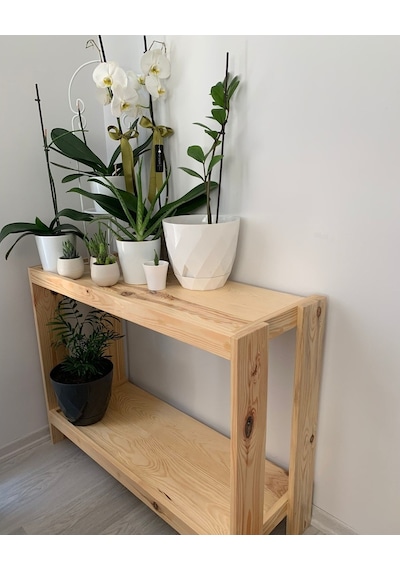 O&Awood Masif Saksı Standı, 2 Katlı Ahşap Çiçeklik Diğer