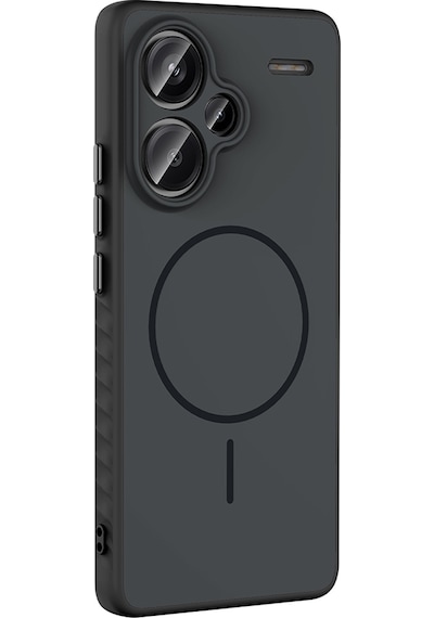 Redmi Note 13 Pro Plus 5g Kılıf M-safe Şarj Özellikli Mkst Tea Kapak - Lacivert Lacivert