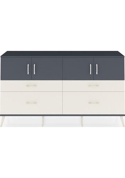 Arges Konsol 2 Raflı 4 Çekmeceli 4 Kapaklı 176x30x99 Antrasit-ant Antrasit-antrasit/aytaşı Arges Konsol 2 Raflı 4 Çekmeceli 4 Kapaklı 176x30x99 Antrasit-ant Antrasit-antrasit/aytaşı