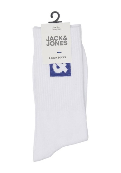 Jack & Jones Jacli Logo Tennis Sock Erkek Çorap-26488 - Mavi