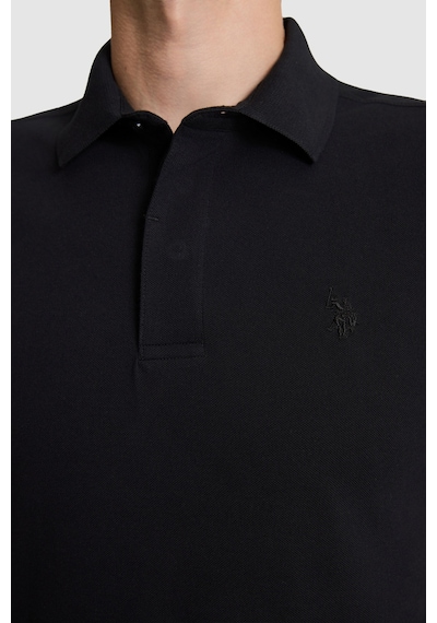 U.S. Polo Assn. U.s. Polo Assn. Erkek Siyah Tişört Basic 50327003-vr046