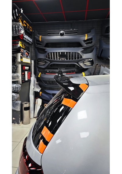 Golf 7 2013-2020 R Spoyler Plastik Parlak Siyah Boyalı