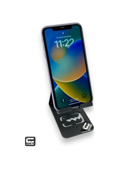 Tüm Cihazlara Uyumlu Universal Portatif Metal Masaüstü Telefon Tablet Tutucu