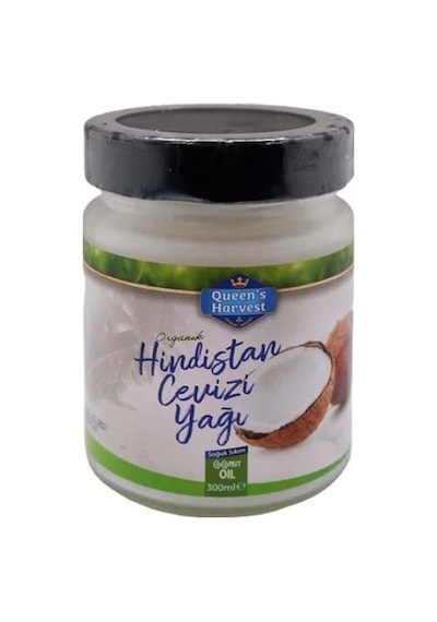Queens Harvest Organik Hindistan Cevizi Yağı 300 Ml