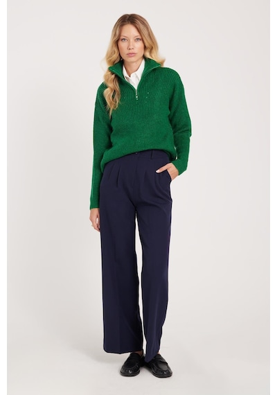 Tudors Kadın Regular Fit Klasik Kesim Yüksel Bel Geniş Paça Lacivert Pantolon-39544 Lacivert Tudors Kadın Regular Fit Klasik Kesim Yüksel Bel Geniş Paça Lacivert Pantolon-39544 Lacivert