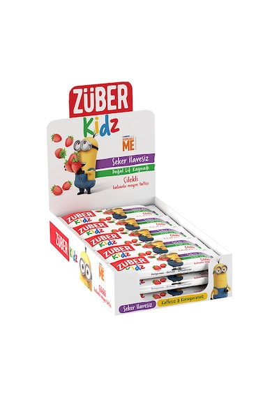Züber Kidz Glutensiz Çilekli Kakaolu Meyve Tatlısı 16 x 30 G