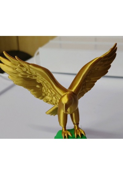 13cm Gold Renk Kartal Figürü 3d Masa Dekorasyonu Küçük Figür Dekoru