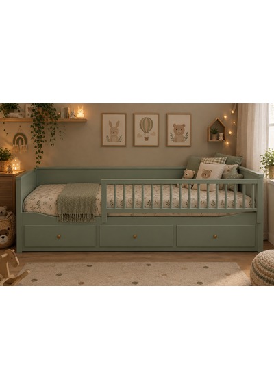 Ata-mer Wood Products 125x50 Yeşil Hemnes Divan Bariyer, Trabzan, Korkuluk